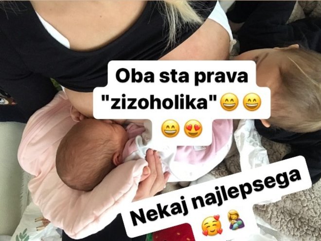 V dojenju vidi neprecenljivo povezavo in vir tolažbe za otroka. FOTO: Instagram