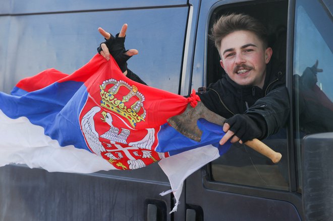 Kosovski Srb v mestu Gračanica, simbolična fotografija. REUTERS/Valdrin Xhemaj FOTO: Valdrin Xhemaj Reuters