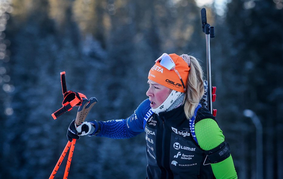 Fotografija: Anamarija Lampič bo osrednji adut naše ženske vrste na februarskem SP v biatlonu.