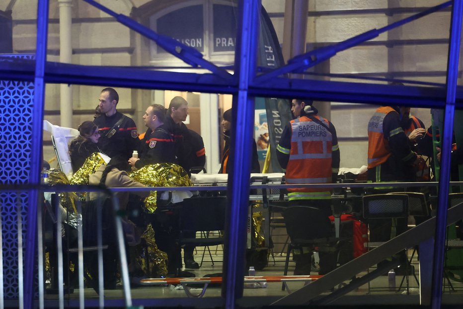 Fotografija: K sreči ne poročajo o smrtnih žrtvah. FOTO: Frederick Florin Afp