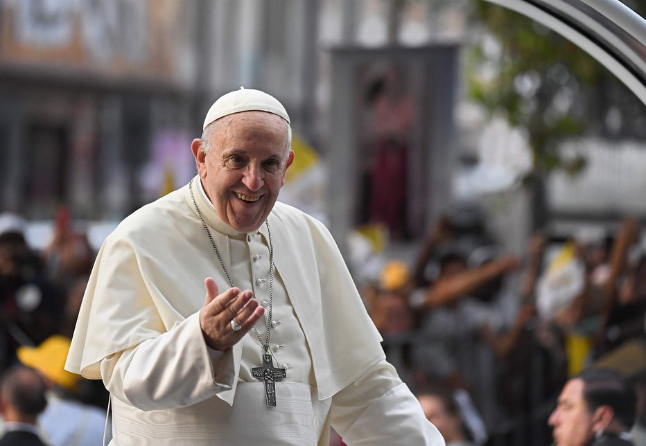 Fotografija: Papež Frančišek FOTO: Eitan Abramovich Afp - International News Agency