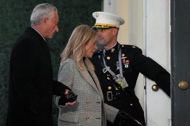 Robert F. Kennedy Jr. in soproga Cheryl Hines. FOTO: Jeenah Moon Reuters