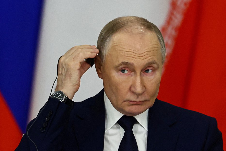 Fotografija: Vladimir Putin. FOTO: Evgenia Novozhenina Reuters