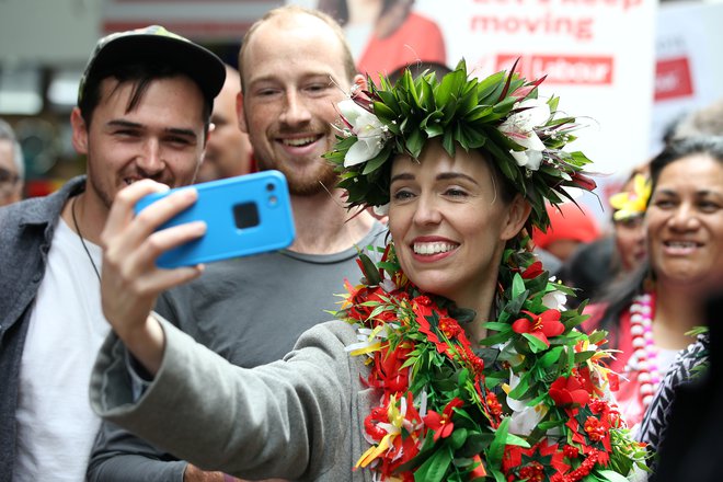 Jacinda je stranko popeljala do volilne zmage. FOTO: Fiona Goodall/Reuters