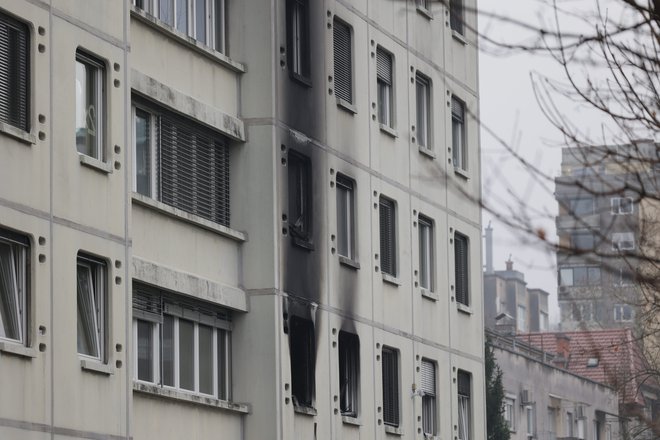 Posledice požara. FOTO: Crt Piksi